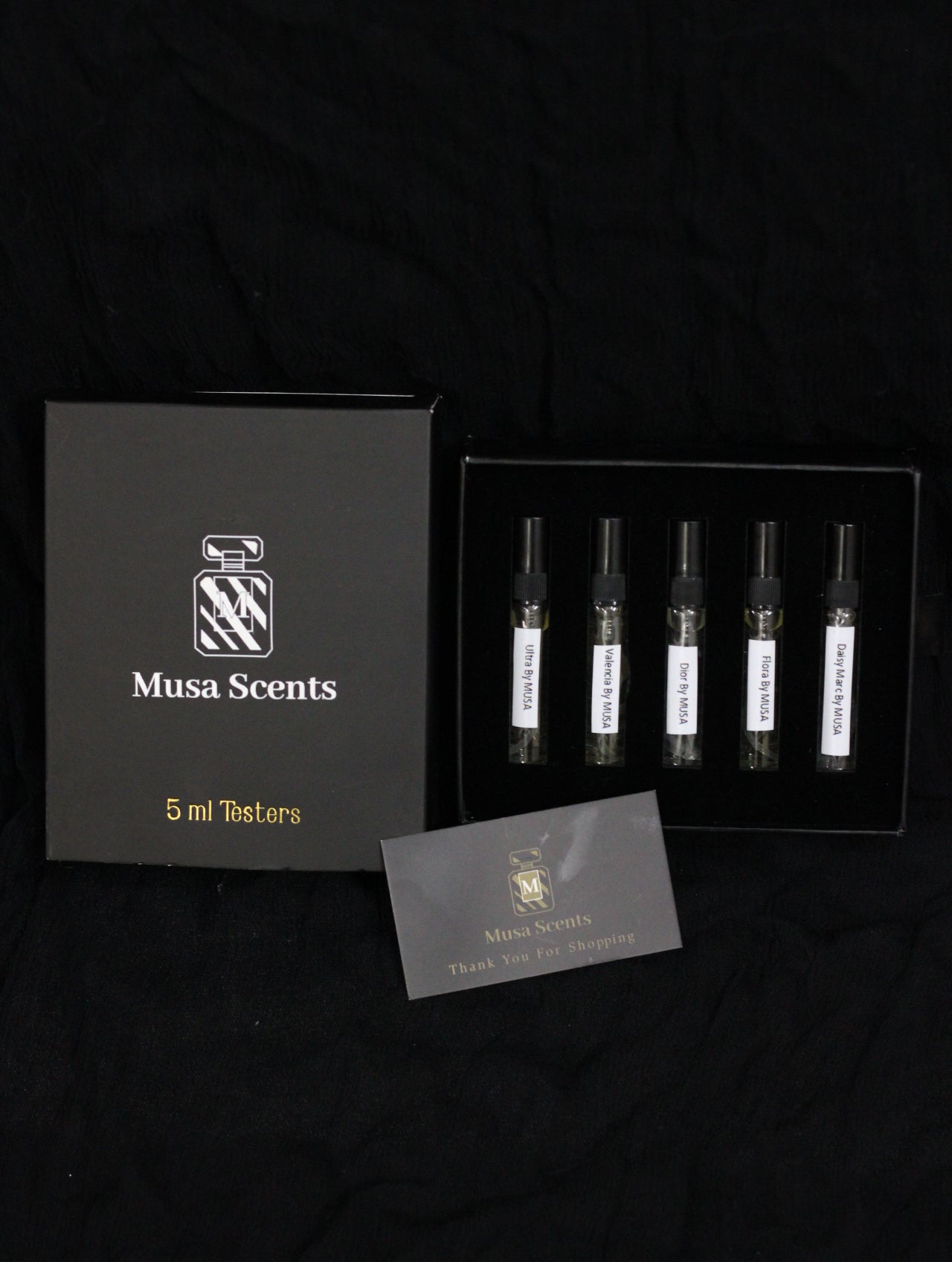 Mix, Match & Discover – 5ml Tester Box - MUSA SCENTS