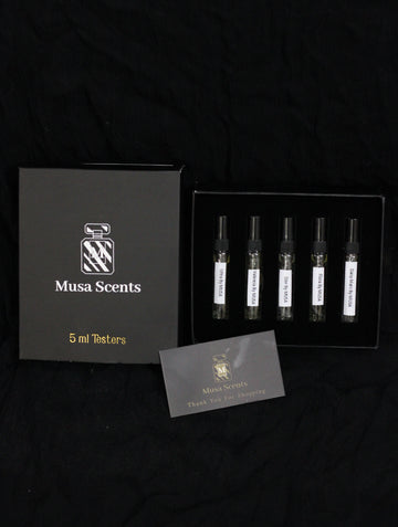 Mix, Match & Discover – 5ml Tester Box - MUSA SCENTS